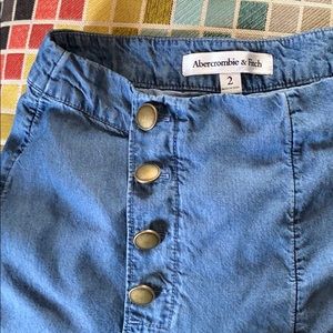 // HIGH WAIST WIDE LEG DENIM //